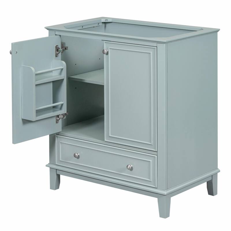 30" Bathroom Vanity Base Cabinet with Doors and Drawer