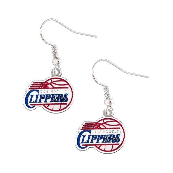 Los Angeles Clippers Dangle Logo Earring Set Charm Gift Nba Los Angeles Clippers Dangle Logo Earring Set Charm Gift Nba