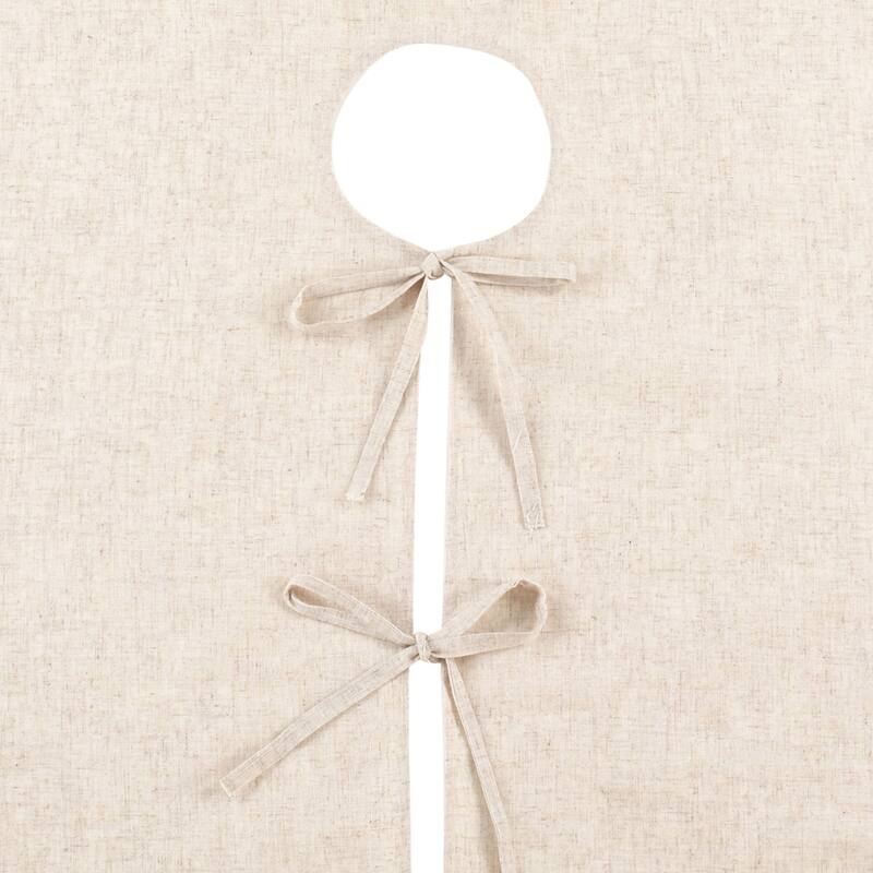 Linen Blend Decorative Christmas Tree Skirt