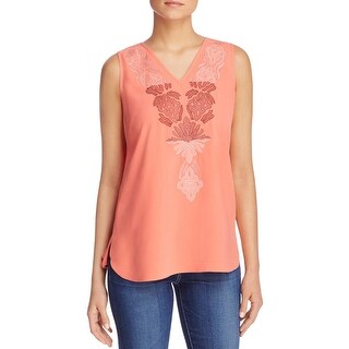 Top Product Reviews For Nic Zoe Womens Casual Top Embroidered V