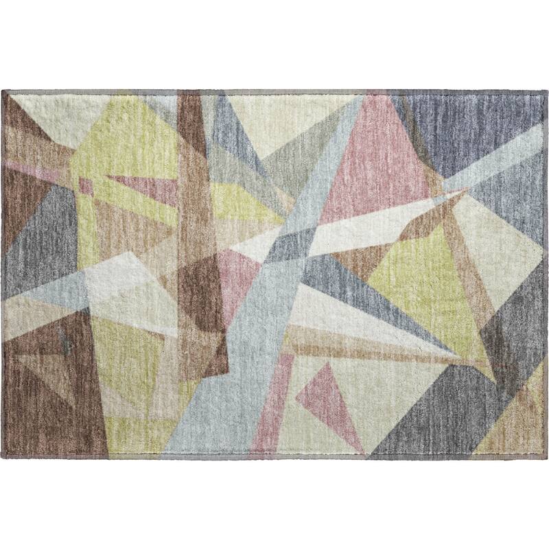 Premium Washable Super Soft Abstract Mosaic Mayfield Rug