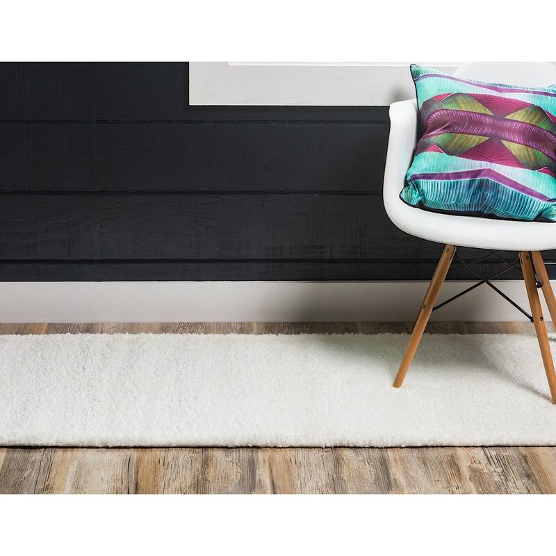 Solid/Striped Zoit Collection Area Rug