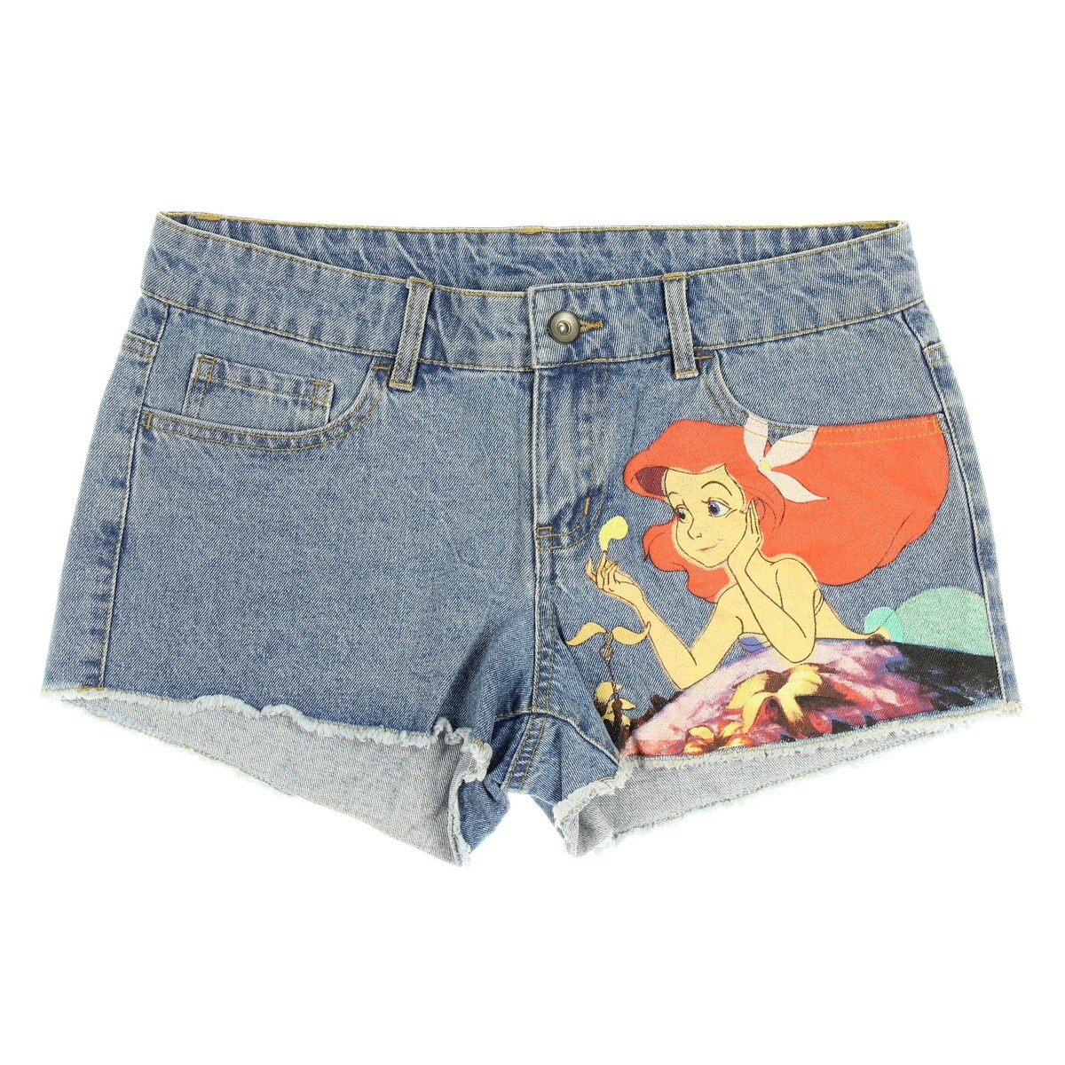 womens disney denim shorts