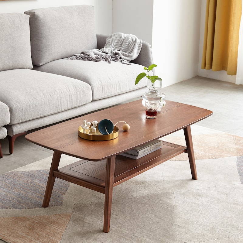 Center Table Low Table 100% solid Oak Wood Top plate Desk Coffee Table