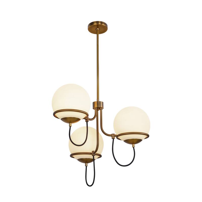 Alora Lighting CH458323 Alba 3 Light 23" Wide Chandelier