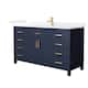 Option Dark Blue / White Quartz Top / Brushed Gold