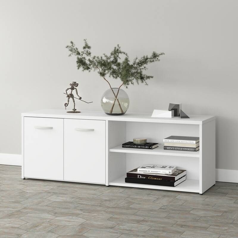 Studio A Low Storage Cabinet with Doors by Bush Business Furniture