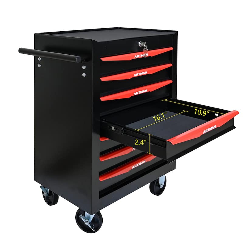 20" Rolling Metal Tool Chest with 7 Drawers for Garage & Workshop