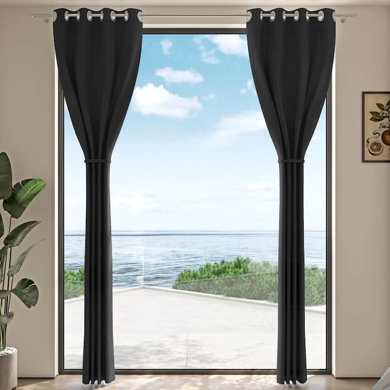 Corvus Gambia Sunbrella Outdoor Window Curtain (1 Panel)