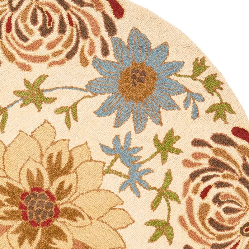 SAFAVIEH Handmade Blossom Arminda Modern Floral Wool Rug