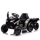 preview thumbnail 6 of 98, 12V Kids Ride On Electric Tractor Black Knight,Kids Ride On Toy Black