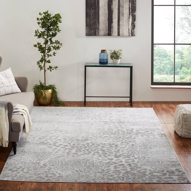 N Natori Serengeti Leopard Area Rug