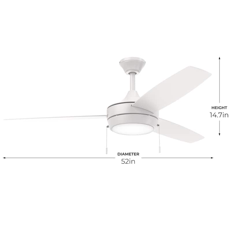 Nolyn Modern LED Ceiling Fan with Blades