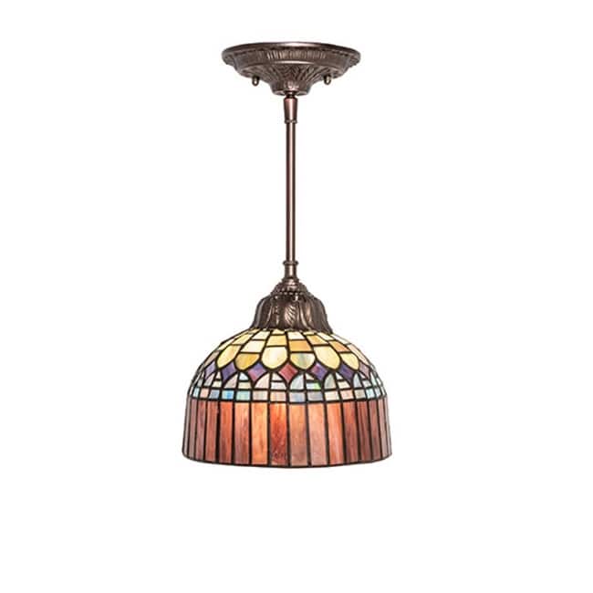 Meyda Tiffany 244872 8" Wide Mini Pendant