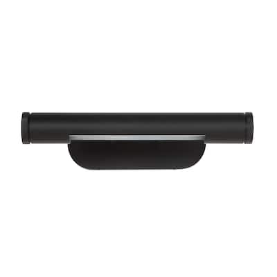 Oleandro 4.5" Height Wall Sconce, Black - 18 x 4.5 x 8.25