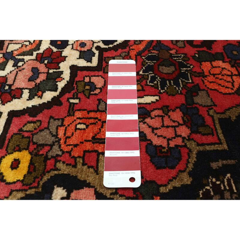 ECARPETGALLERY Hand-knotted Kayseri Vintage Red Wool Rug - 3'7 x 4'11