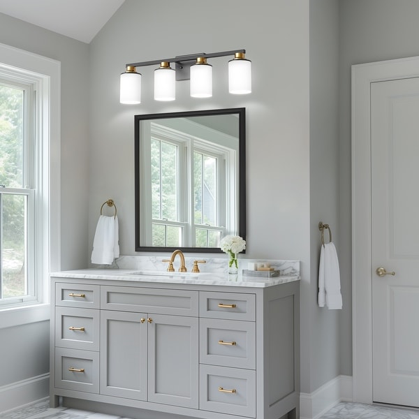 White vanity light fixture on sale