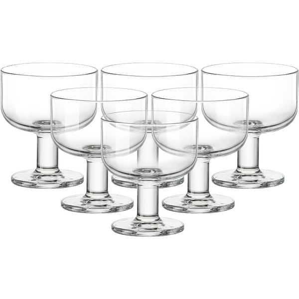 slide 2 of 9, Bormioli Rocco Hosteria Glass Dessert Cup with Feet Set of 6 - 8 oz. 8 oz. - 4 Piece