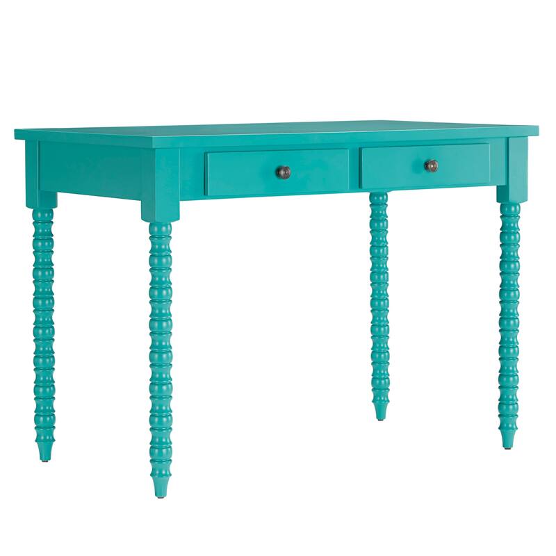Lyndale 2-Drawer Helix Legs Office Desk by iNSPIRE Q Bold