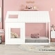 preview thumbnail 2 of 34, Full House Bed with Roof & Window - Pine Wood Playhouse Design