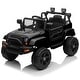preview thumbnail 7 of 5, Dual Drive 12V 4.5A.h with 2.4G Remote Control Jeep - 38.7"(L) x 25.9"(W) x 25.6"(H) Black