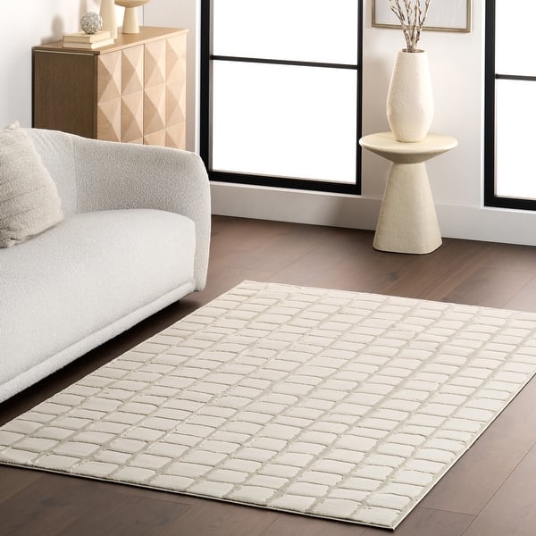 slide 1 of 1, Nuloom Eunice Modern Machine Washable Area Rug 2' x 3' - Rectangle