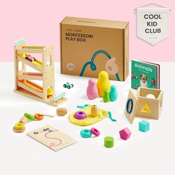 slide 2 of 11, Tiny Land® Montessori Toys Set for Toddlers (16-18 month) 0-24 Months