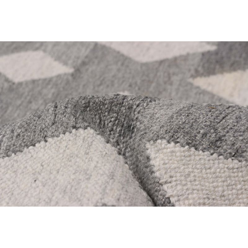 Ankara FW Grey Kilim 8'4" x 10'1" - 8'4 x 10'1