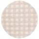 preview thumbnail 41 of 52, SAFAVIEH Hand-Woven Easy Care Ledjana Modern & Contemporary Cotton Rug 6' Round - Ivory/Beige - Round