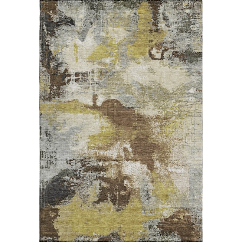 Premium Washable Super Soft Abstract Brushstrokes Mayfield Rug