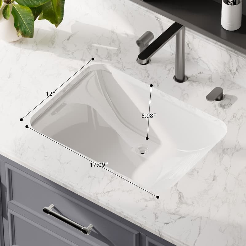 48-Inch Farm Style Bathroom Vanity with Square Sink