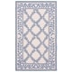 preview thumbnail 59 of 105, SAFAVIEH Handmade Chelsea Kimber Trellis French Country Wool Rug 2'9" x 4'9" - Ivory/Light Blue - Rectangle