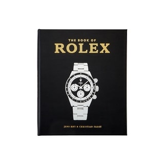 Graphic Image The Book of Rolex Coffee Table Book, Leather, Black