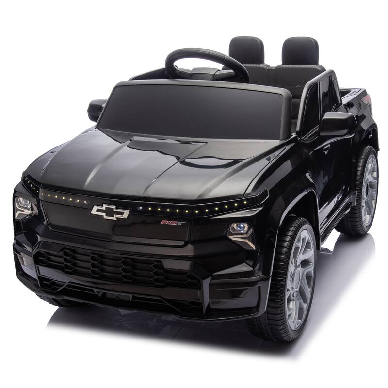 24V Licensed Chevrolet Silverado Kids Ride-On Car with Remote Control, Bluetooth, LED Lights, MP3 鈥?For Ages 2-5