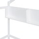 preview thumbnail 9 of 16, Twin Size Pine Wood House Bed with Roof and Storage Shelf