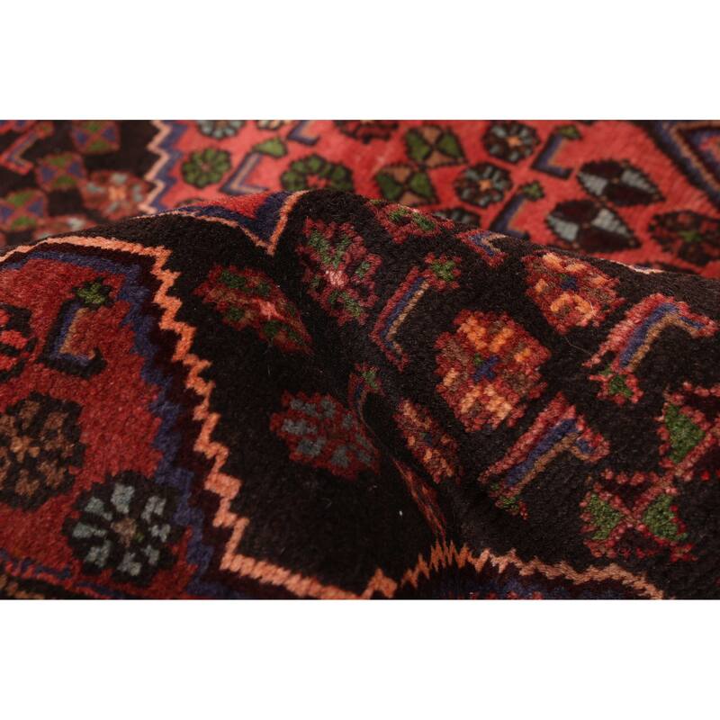 ECARPETGALLERY Hand-knotted Konya Anatolian Black Wool Rug - 4'11 x 10'0