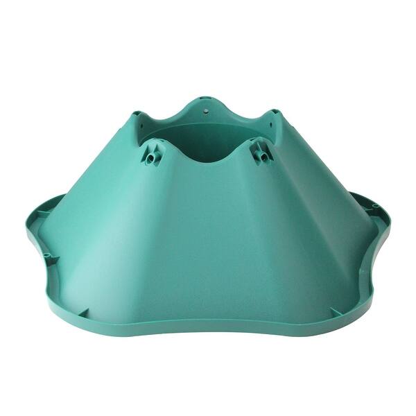 19" Teal Blue Star Tree Stand for Real Live Christmas Trees Bed Bath