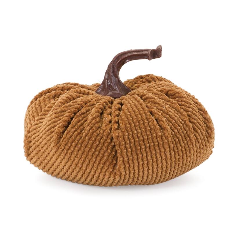 Harvest Fall Woven Pumpkin Decoration - 3.5" - Set of 3