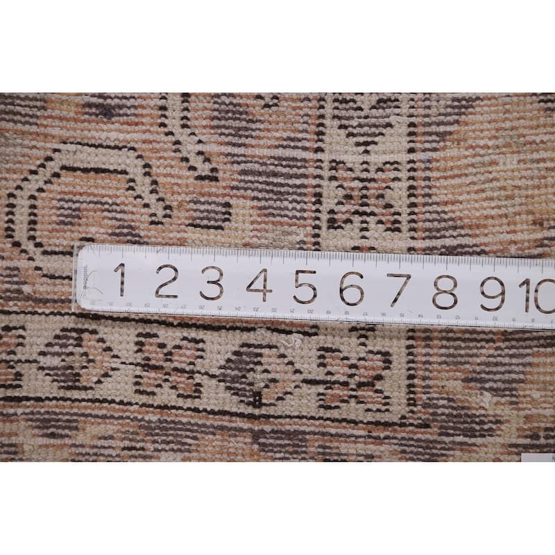 Geometric Bakhtiari Persian Vintage Rug Handmade Wool Carpet - 4'7" x 6'6"