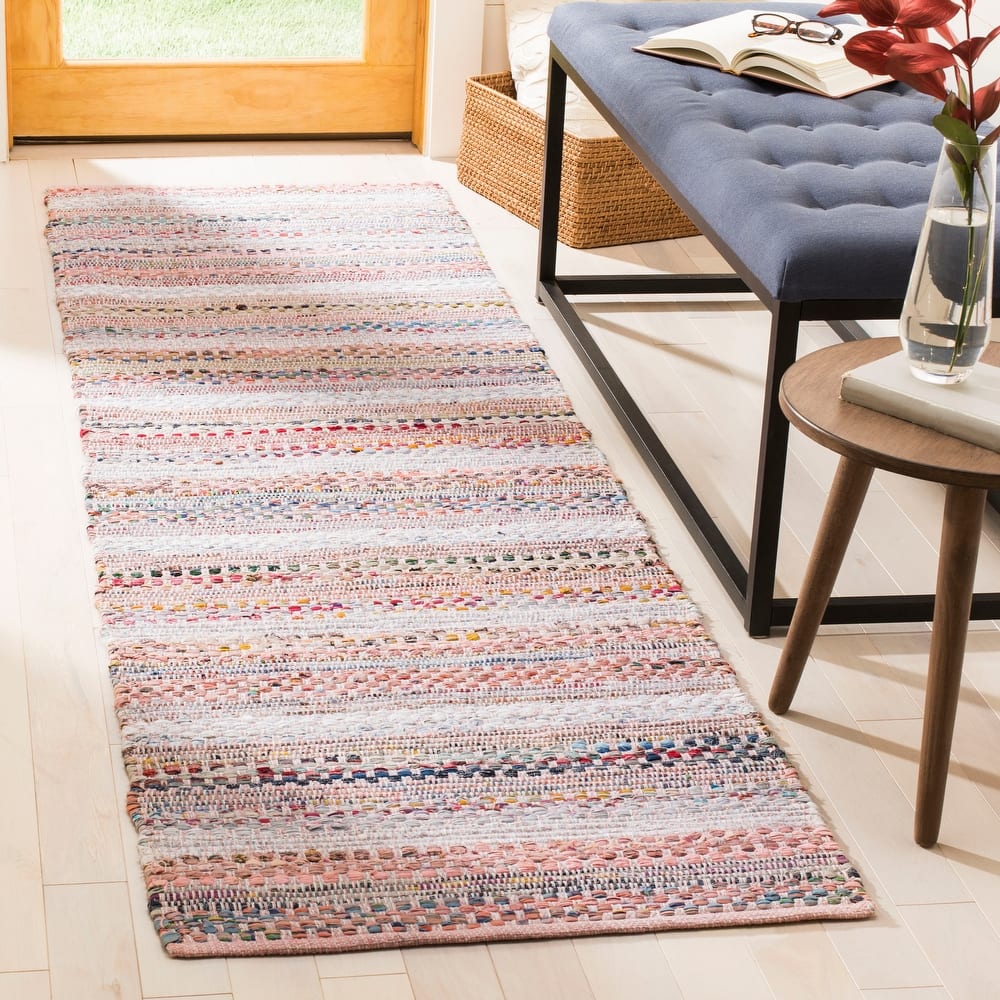 SAFAVIEH Handmade Flatweave Montauk Alketa Casual Cotton Rug