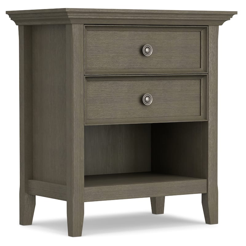 WYNDENHALL Halifax SOLID WOOD 24 inch Wide Bedside Nightstand Table