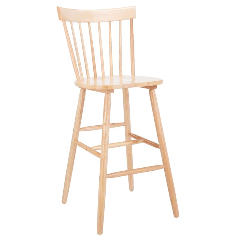 SAFAVIEH Belva 30-inch Spindle Farmhouse Bar Stool (Set of 2) - 20" W x 21" D x 44" H - 20"W x 21"D x 44"H
