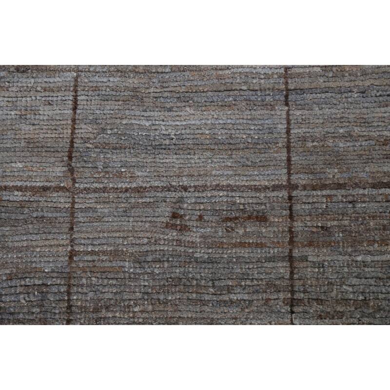 Geometric Checkered Gabbeh Kashkoli Area Rug Hand-knotted Wool Carpet - 2'11" x 4'6"