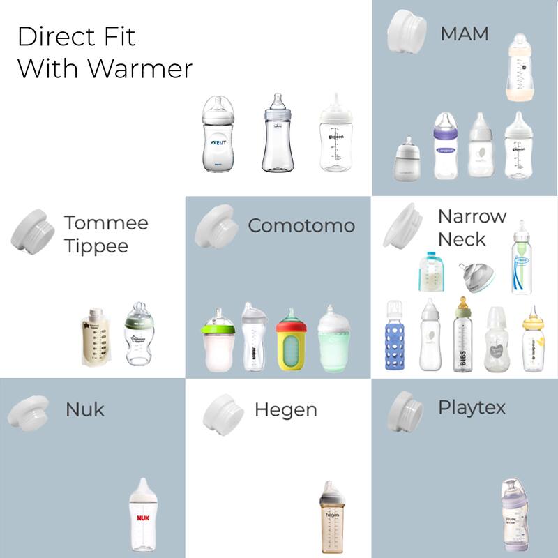 Baby's Brew Warmer + Formula Dispenser Set - White