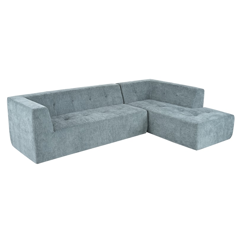 L-Shaped Modular Modular Combination Living Room Sofa Set Modern Minimalist Sofa, Upholstered Deep Seat Couches
