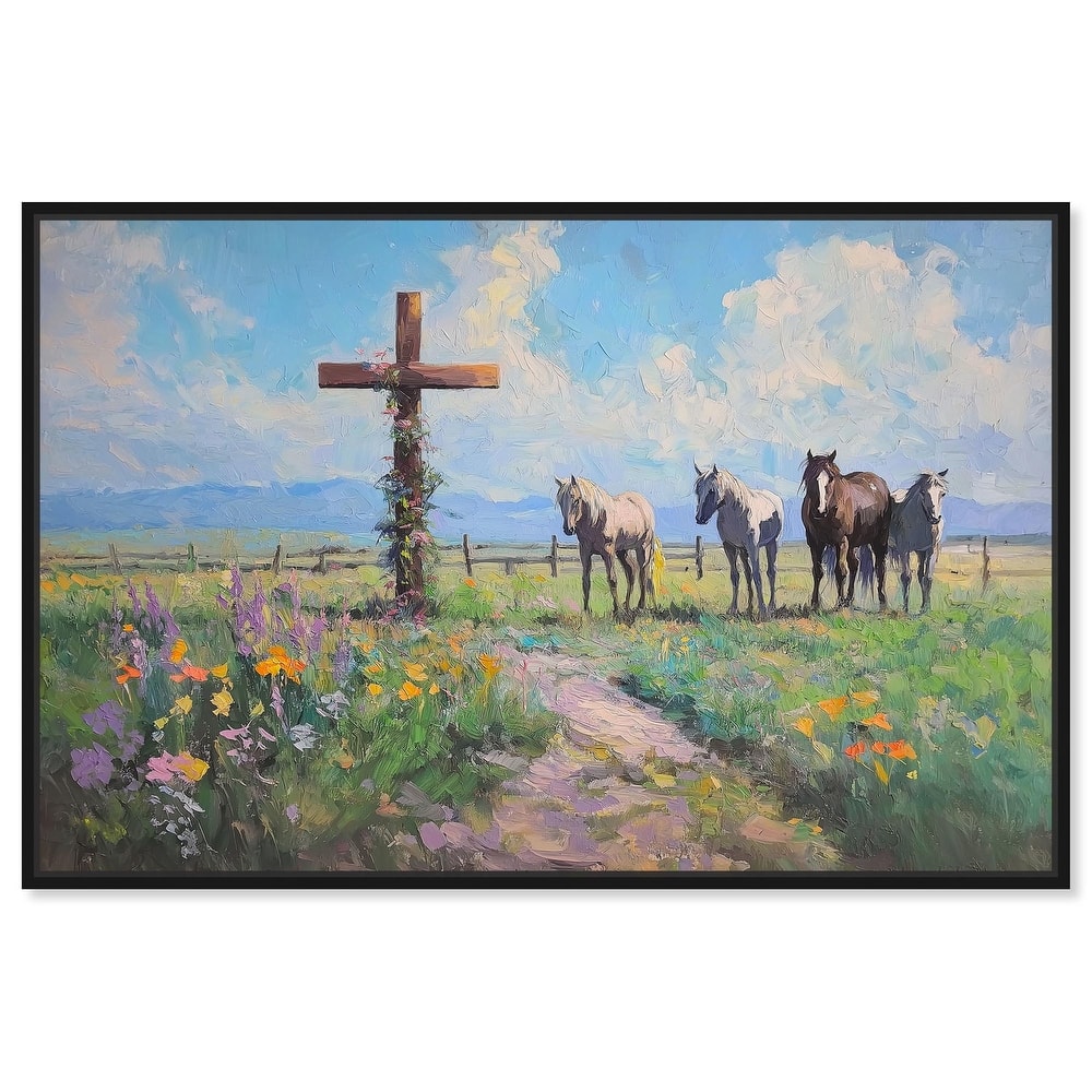 Faithful Pasture Canvas by Art Remedy