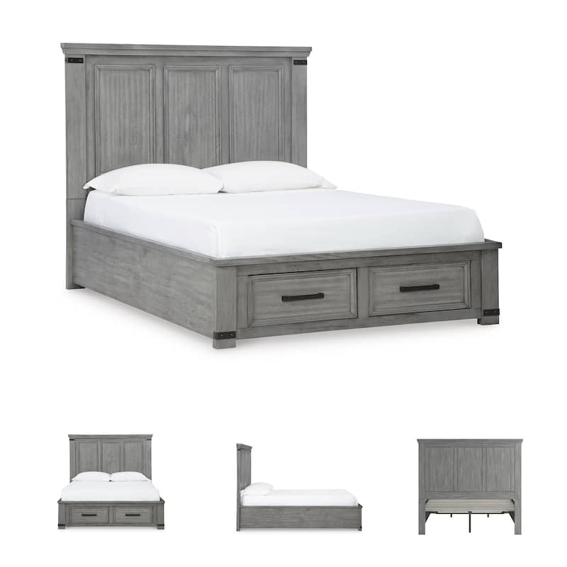 Signature Design by Ashley Russelyn Gray Storage Bed