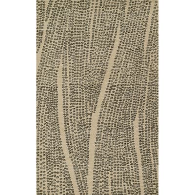 Momeni Teppe Hand Tufted Wool Geometric Area Rug
