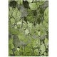 preview thumbnail 90 of 135, Machine Washable Indoor/ Outdoor Modern Floral Chantille Rug