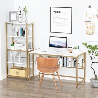 47 Computer Desk with Hutch and Bookshelf - On Sale - Bed Bath & Beyond -  26038456